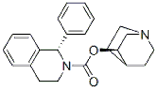 2(1H)-Isoquinolinecarboxylicacid, 3,4-dihydro-1-phenyl-,( 57251612,3R)-1-azabicyclo[2.2.2]oct-3-yl ester,( 57251613,1S)- CAS 242478-37-1