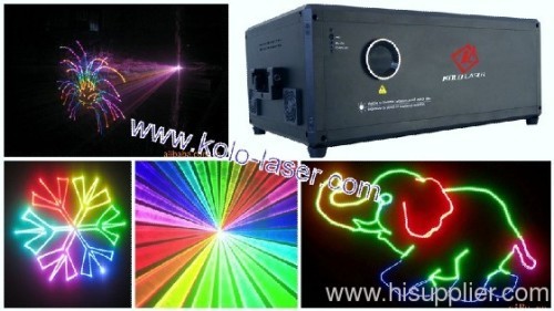 5w Rgb High Power Laser System Stage Lighting 