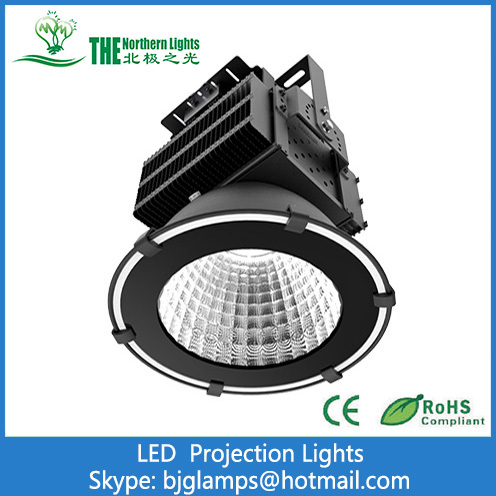 Luces de proyección de 150 vatios LED con aletas conducir calor