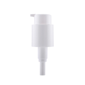 good quality cosmetic lotion cream bottle left right lock white 22mm 24mm treatment pumps