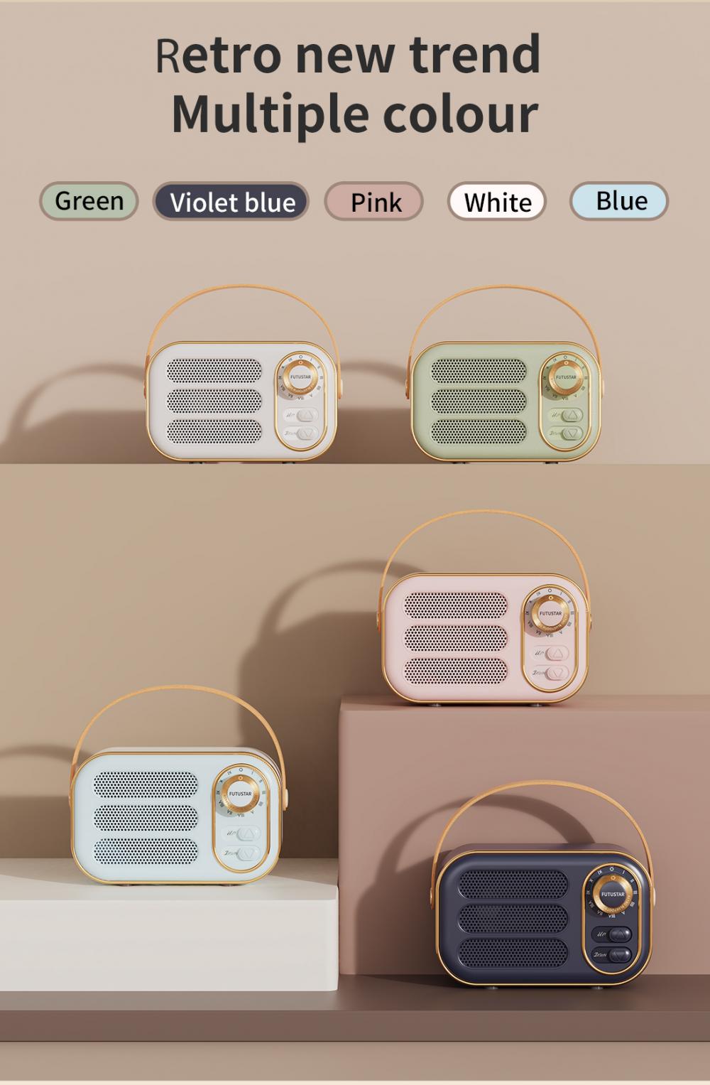 Dw13 Mini Retro Bluetooth Speaker 11
