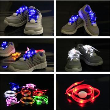 High Quality and Good Brightness LED Nylon Flashing Shoelaces