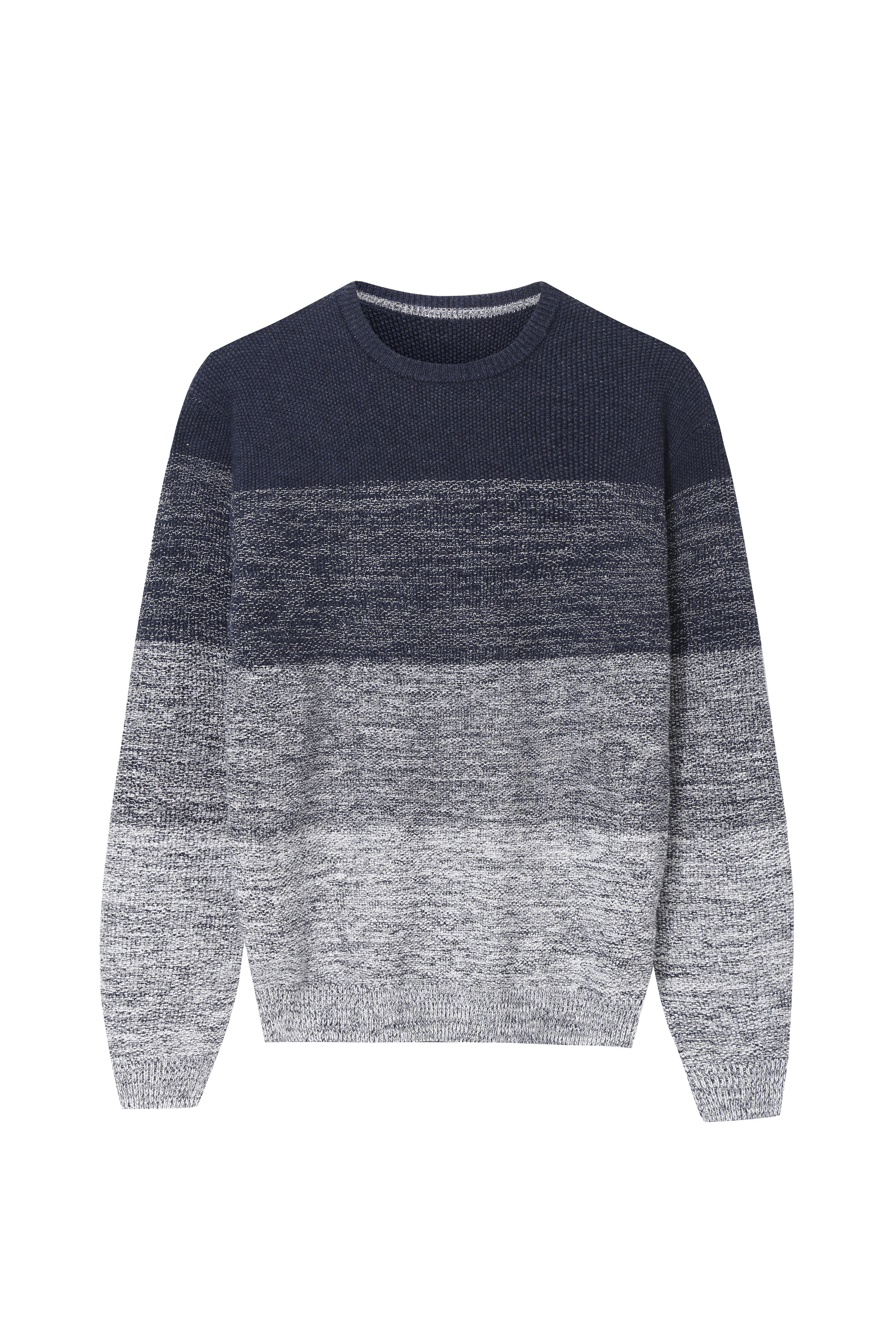 Men's Colour block design Crew-Neck Sweater