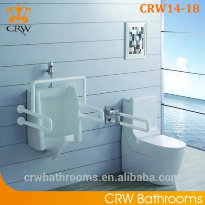 Steel urinal Grap Bar for aged and disable people