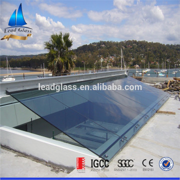 8mm 10mm 12mm Tempered Laminated Glass For Roof