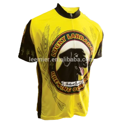 Lucky dog pro team 100% polyester custom team bicycle wear