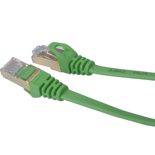 Câble plat durable de cordon de correction de Lan d'Internet Cat7