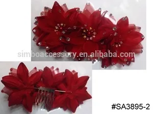 tooth comb for artificial flowers / clips for flowers / comb for silk flowers /hair accessories /hair jewelry