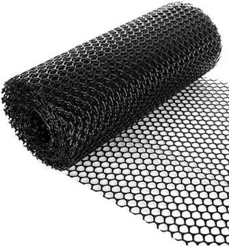 Black Plastic Flat Mesh Chicken Cages - Food Grade Plastic Net Mesh for Chickens