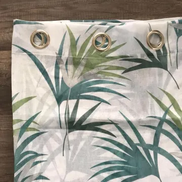 Green Grass Printing Grommet Top Curtain: A Stylish Printed Sheer Fabric for Your Windows