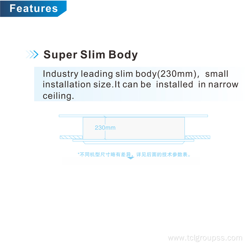 Light Commercial  Air Conditioner-Cassette type