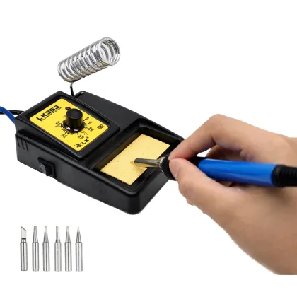220V Electric Soldering Irons with Temperature Adjustment and External Heating Element
