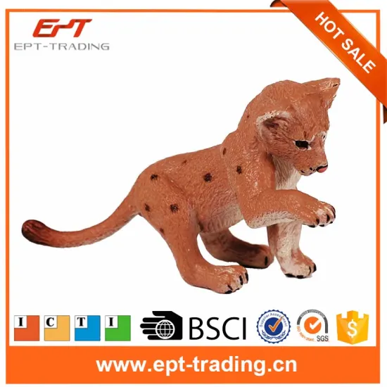 3inch realistic mini plastic animal toys figures lion