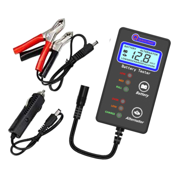 Draagbare lichtgewicht 12V batterijtester voor auto en motorfiets