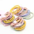 Multicolor Baby Girls Elastics Haargummis No Metal Elastic Haarbänder Beauty Large No-Damage Pastel Elastics Pferdeschwanz Inhaber