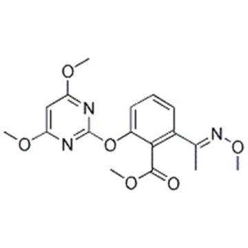 安息香酸、２  -  ［（４，６−ジメトキシ−２−ピリミジニル）オキシ］ −６  -  ［（１Ｅ）−１−（メトキシイミノ）エチル］  - 、メチルエステルＣＡＳ １４７４１１−６９−６