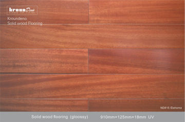Oem 18mm A Grade Balsamo Solid Wood Glueless Flooring With A Grade E0