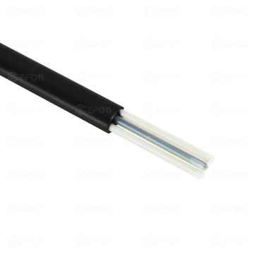 EFON FTTH Outdoor Non-Metallic Aerial FRP Fiber Optic Cable: 1-24 Core Single Mode Flat Communication Cables
