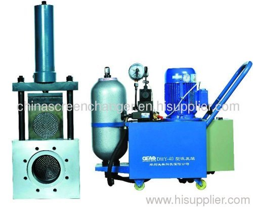 Single Plate Screen Changer For Plastic Extrusion Machine 