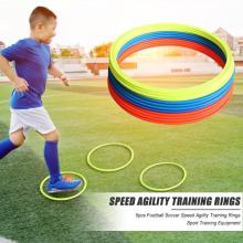 5pcs 30cm 40cm Dia Soccer Speed Agility Rings Football Training Equipment Gear Durable Agility Training Rings Classic Delicate