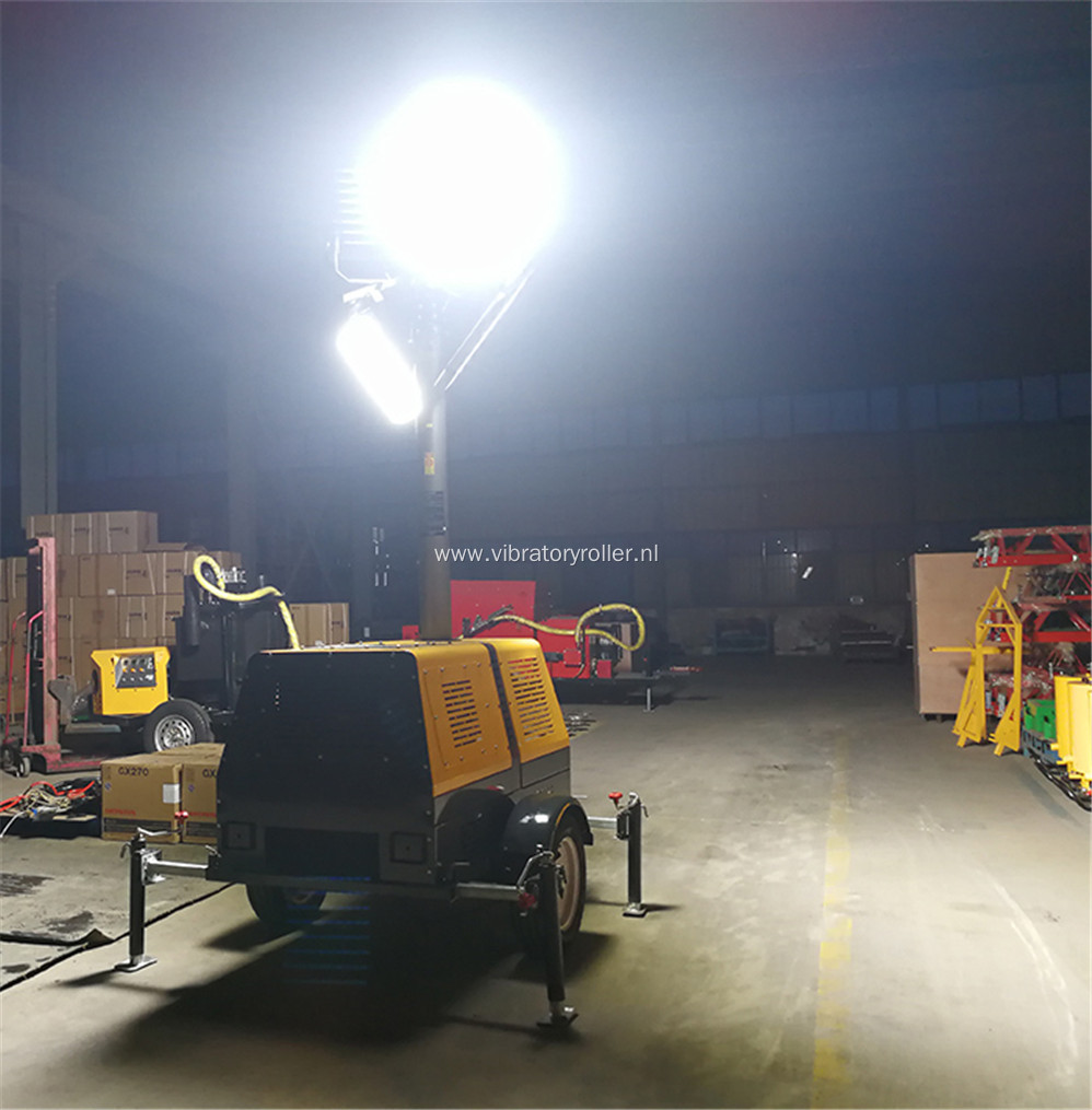 LED Trailer Emergency Generator Light Tower