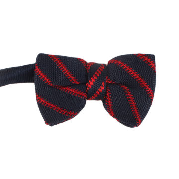 Fabryka bezpośredni chiński dostawca OEM KNITED SELITED TOWS FOR Men in Silk z czerwonymi paskami