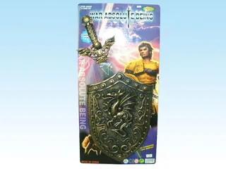 BRONZE-COLORED SWORD+SHIELD Toy