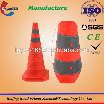 Soft PVC Road Safety Cone and Flexible Guide Post
