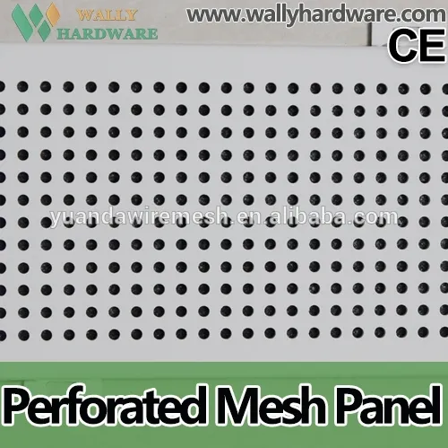 Wholesale Speaker Perforated Metal Mesh Price, Plastic Perforated Mesh/Perforated Plastic Mesh