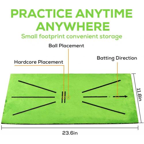 Tapis d&#39;entraînement de tapis de golf Acu Strike de ventes chaudes