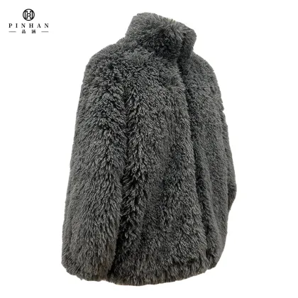 2023 New Design Oversize Sherpa Fleece Jacket for Men - OEM ODM Custom Warm Coat