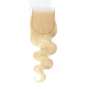 Top Quality Long 613 Blonde Color Cheap Cuticle Aligned  Frontal  Closure Hair 4x4 5x5 13x4 13x6 6x6 7x7 360 Swiss Lace Closure
