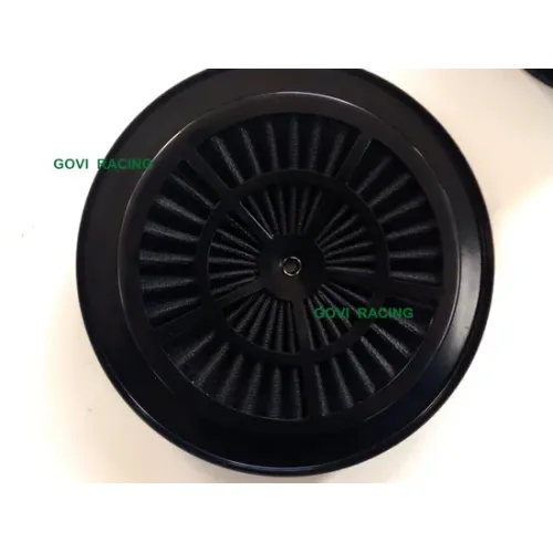 Schwarzer 9 -Zoll -Automobilfilter 9in Top -Kappe