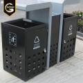 Metal Compartment Trash Cans