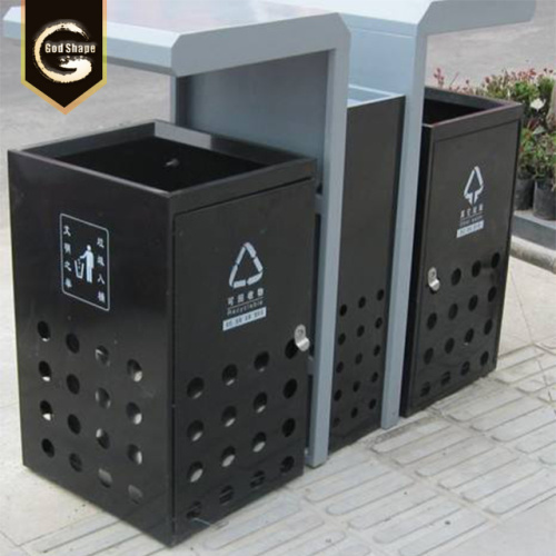 Outdoor Streetscape Trash Can