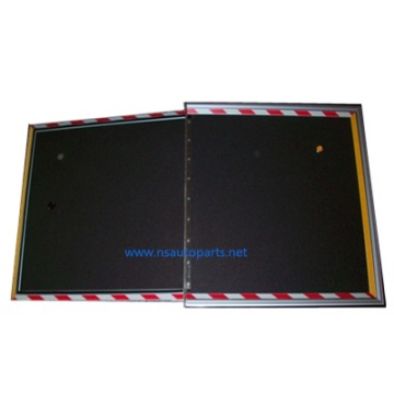 High Quality Light Weight Manual Foldable Aluminum City Bus Wheelchair Ramp Wheels up and down on buses