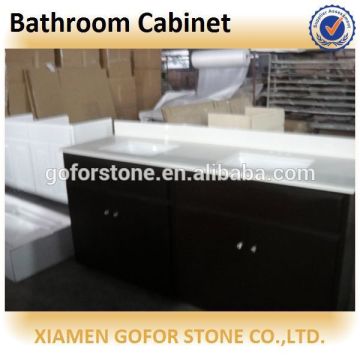 counter wash basin wooden cabinet