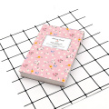 Custom flower story style hardcover memo pad notebook portable notebook&diary