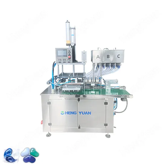 Automatic 15ml Three-Chamber PVA Water-Soluble Film Packing Machine for Liquids