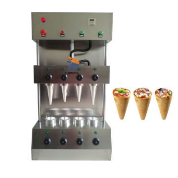 Automatic Pizza Cone Maker Machine: Creating Umbrella-Shape Moulded Cones for Sweet Treats