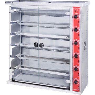 Stainless Steel Gas Chicken Rotisserie for Sale: Commercial Rotisserie Oven