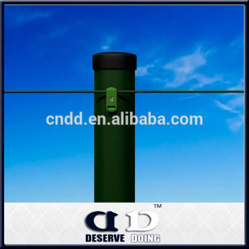 Green decorative chain link fence