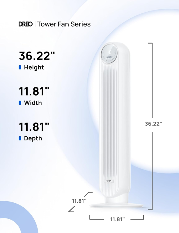 Tower Fan for Bedroom