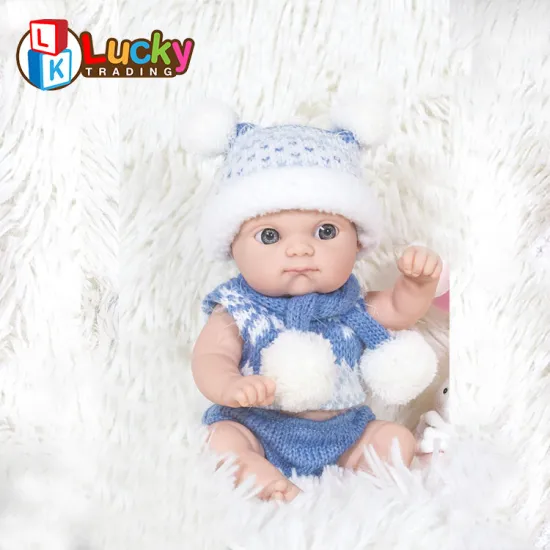 Christmas Gift Toy: Lifelike Newborn Reborn Doll with Soft Full Body and PVC Material
