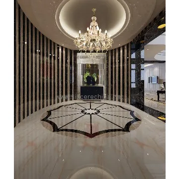 latest polished porcelain floor tile 24x24 white marble tile