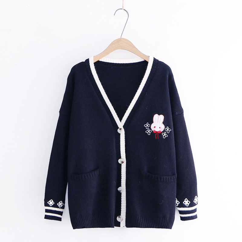 Fille kawaii lapin japon tricot pull