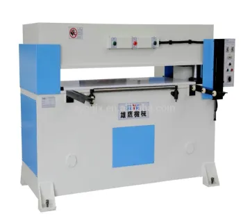 precision four column hydraulic plane leather die cutting machine