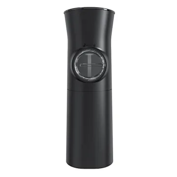 Electric Gravity Induction Pepper Grinder: Battery Operated, Thickness Adjustment for Salt and Pepper
