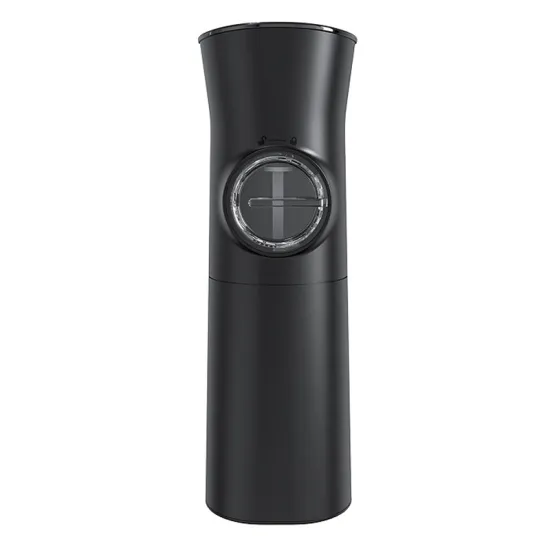 Electric Gravity Induction Pepper Grinder: Battery Operated, Thickness Adjustment for Salt and Pepper