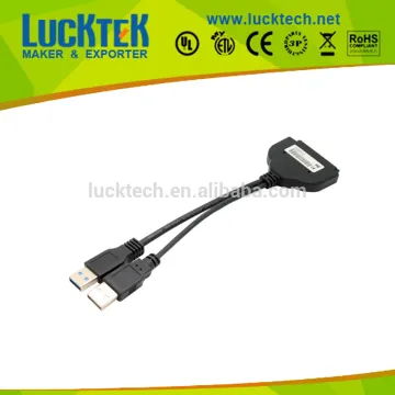 USB 3.0 to SATA CABLE, 2.5" Hard disk driver Adapter With USB Power Cable 10cm